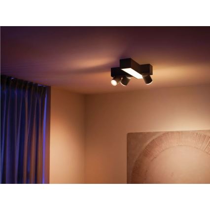 Philips - LED RGBW Точковий світильник з регулюванням яскравості Hue CENTRIS 3xGU10/4,2W/230V + LED/11W 2000-6500K