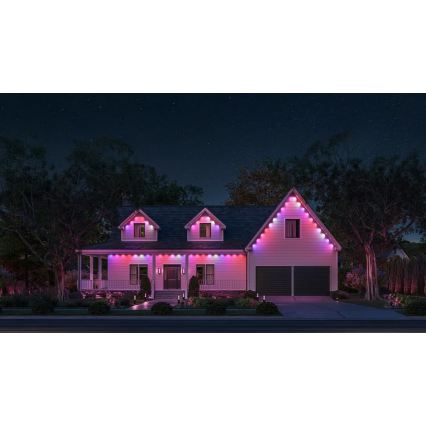 Philips - диммируемая удлиняемая уличная светодиодная RGBW гирлянда Hue FESTAVIA, 16 светодиодов, 9 m, 1000-20000K, IP65