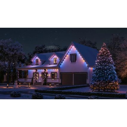 Philips - диммируемая удлиняемая уличная светодиодная RGBW гирлянда Hue FESTAVIA, 16 светодиодов, 9 m, 1000-20000K, IP65