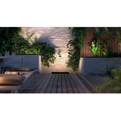 Philips - LED RGBW Вуличний світильник з регулюванням яскравості Hue White and Color Ambiance LED/20W/24V IP65