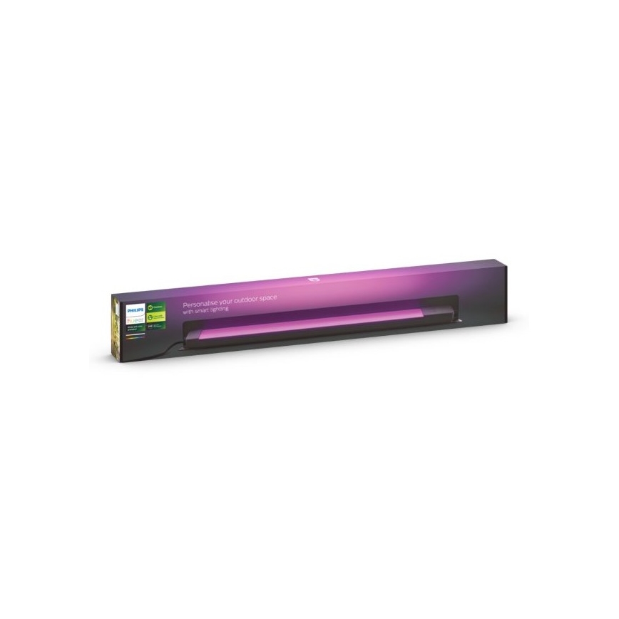 Philips - LED RGBW Вуличний світильник з регулюванням яскравості Hue White and Color Ambiance LED/20W/24V IP65