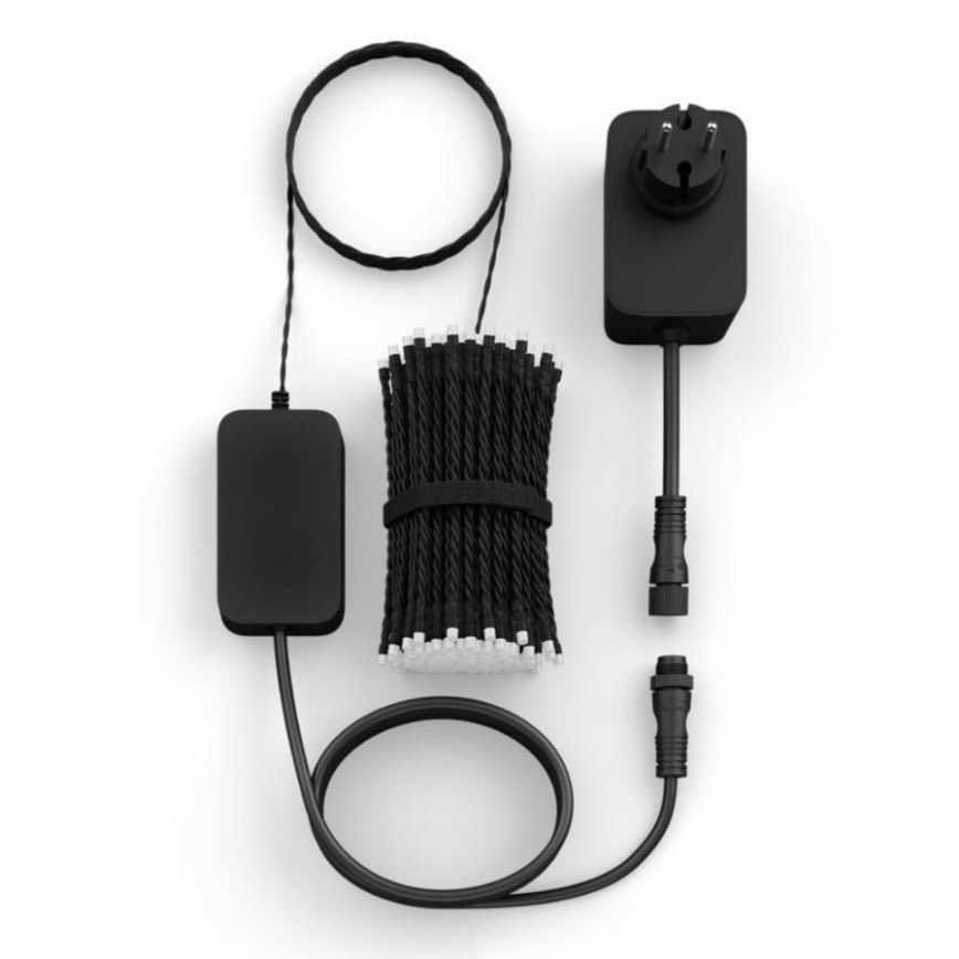 Philips - LED RGBW з регулюванням яскравості вуличний ланцюг HUE WHITE AND COLOR AMBIANCE 250xLED 24,4 м 2000-6500K IP54