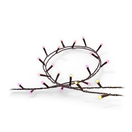 Philips - LED RGBW з регулюванням яскравості вуличний ланцюг HUE WHITE AND COLOR AMBIANCE 500xLED 44,4 м 2000-6500K IP54