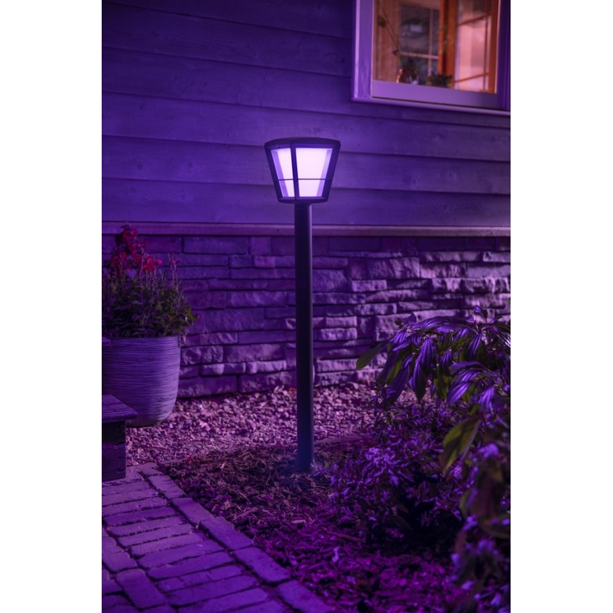 Philips - LED RGBW Вулична лампа з регулюванням яскравості  Hue ECONIC LED/15W/230V IP44