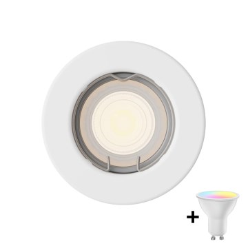 Philips - LED RGBW з регульованою яскравістю вбудований стельовий світильник PERIDOT 1xGU10/6,5W/230V 2700-6500K білий