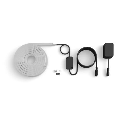 Philips - RGBW світлодіодна стрічка Hue NEON для зовнішнього використання, з регулюванням яскравості, 10 м, LED/30 Вт/230 В, 2200–6500 К, IP67