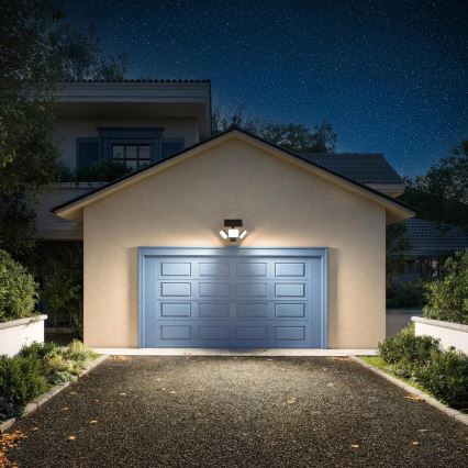 Philips - LED солнечный настенный светильник с датчиком ZYREN LED/24,5W/3,7V 2600 mAh 3000K IP65