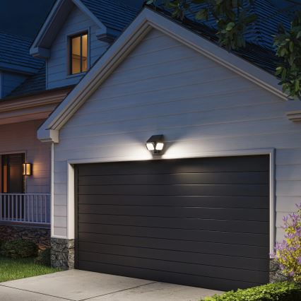 Philips - LED солнечный настенный светильник с датчиком ZYREN LED/24,5W/3,7V 2600 mAh 3000K IP65