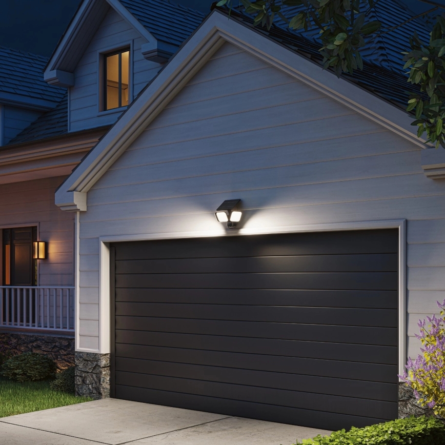 Philips - LED солнечный настенный светильник с датчиком ZYREN LED/24,5W/3,7V 2600 mAh 3000K IP65