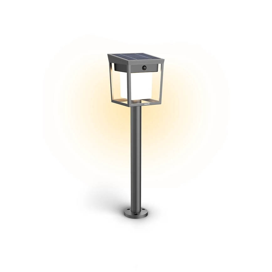 Philips - Світлодіодна сонячна лампа з датчиком руху та сутінків BLAISE LED/1,5W/3,7V 2600 mAh 3000K IP44