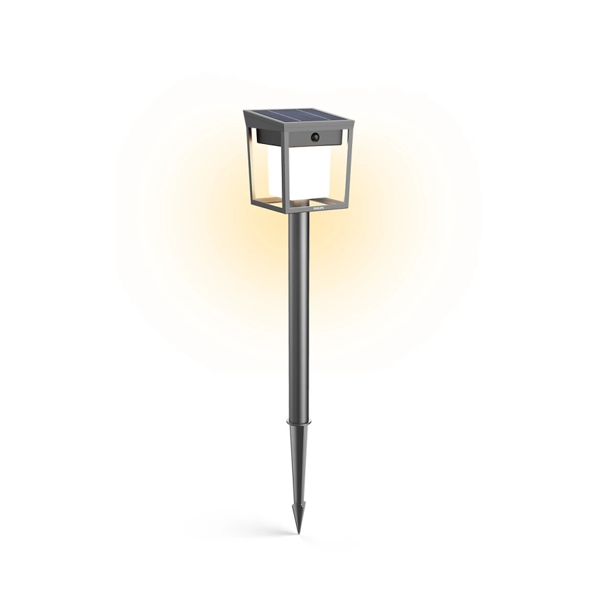Philips - Світлодіодна сонячна лампа з датчиком руху та сутінків BLAISE LED/1,5W/3,7V 2600 mAh 3000K IP44