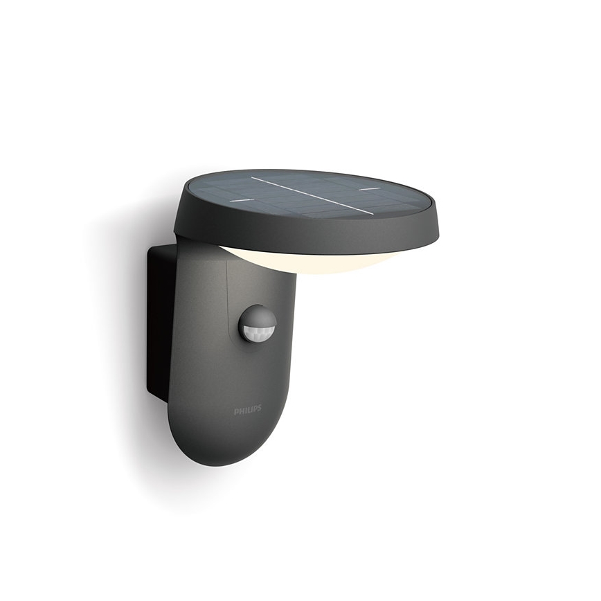 Philips - Світильник на сонячних батареях з LED, датчиком руху та сутінковим сенсором LED/1,2W/4V 1800 mAh 4000K IP44