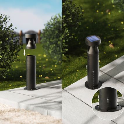 Philips - Світлодіодна сонячна лампа AVERY LED/1,8W/3,7V 2600 mAh 2700K IP44