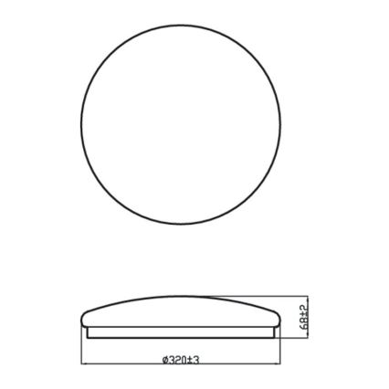 Philips - LED Стельовий світильник MOIRE LED/17W/230V
