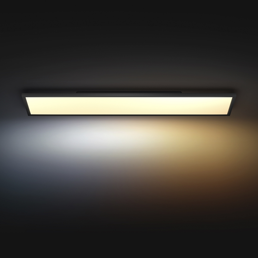 Philips - Світлодіодний стельовий світильник з регулюванням яскравості Hue AURELLE LED/39W/230V 2200-6500K 120x30 см чорний