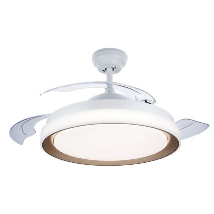 Philips - LED стельовий світильник з вентилятором LED/35W/230V 5500/4000/2700K золотистий + пульт дистанційного керування