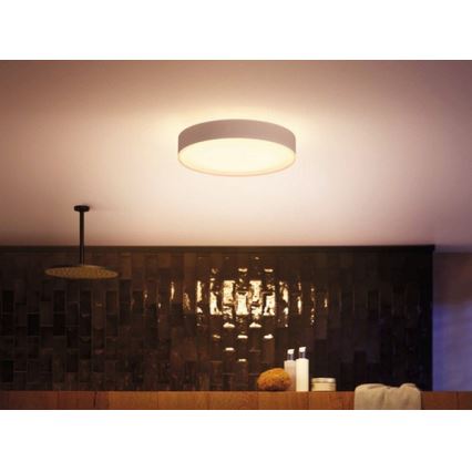 Philips - LED Світильник для ванної з регулюванням яскравості Hue DEVERE LED/19,2W/230V IP44 діаметр 381 мм 2200-6500K + дистанційне керування