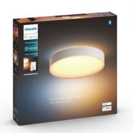 Philips - LED Світильник для ванної з регулюванням яскравості Hue DEVERE LED/33,5W/230V IP44 діаметр 425 мм 2200-6500K + дистанційне керування