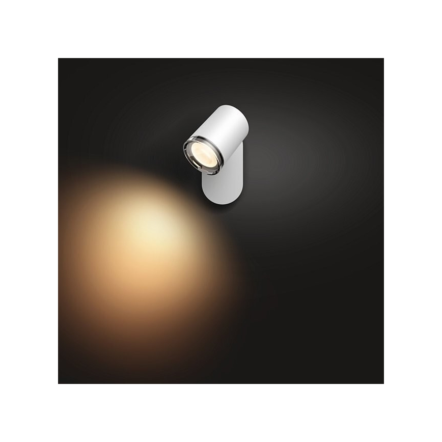 Philips - LED Світильник для ванної кімнати з регулюванням яскравості Hue ADORE 1xGU10/5W/230V IP44 + пульт дистанційного керування