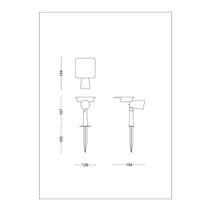 Philips - LED Точковий світильник на сонячній батареї ASHLYN LED/1,4W/3,7V 2700K IP44