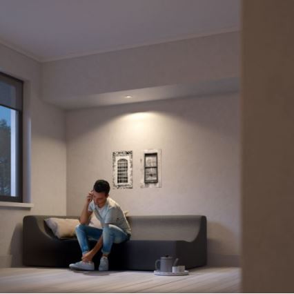 Philips 50201/17/P0 - LED Вбудований стельовий світильник з регулюванням яскравості SHELLBARK Warm Glow 1xLED/4,5W/230V 2200-2700K