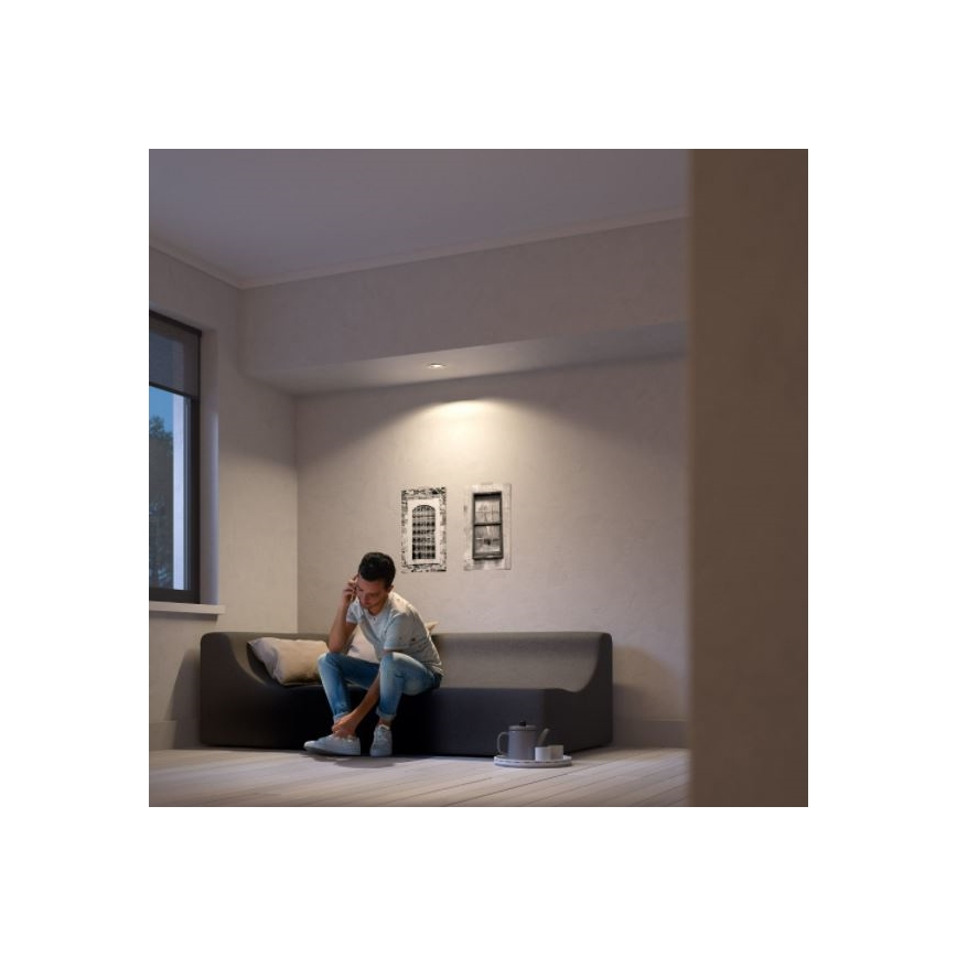 Philips 50201/17/P0 - LED Вбудований стельовий світильник з регулюванням яскравості SHELLBARK Warm Glow 1xLED/4,5W/230V 2200-2700K