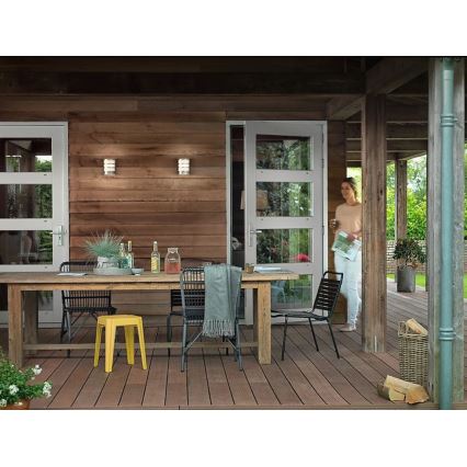 Philips - LED Вуличний настінний світильник з датчиком PYTHON LED/3,8W/230V IP44