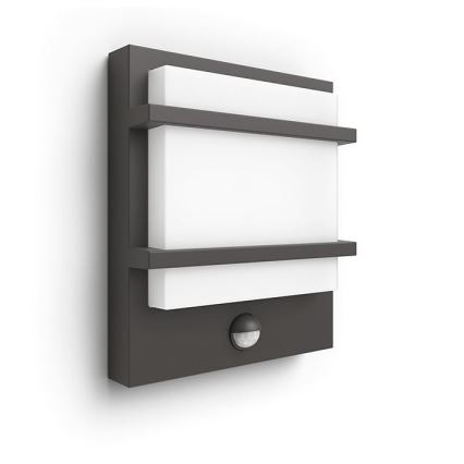 Philips - LED Вуличний настінний світильник з датчиком PETRONIA LED/3,8W/230V IP44