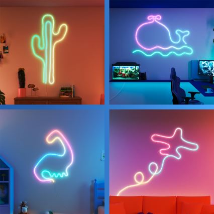 Philips - LED RGBIC затемнювана стрічка SMART NEON FLEX 10 м LED/45 Вт/230 В 2700-6500К Wi-Fi