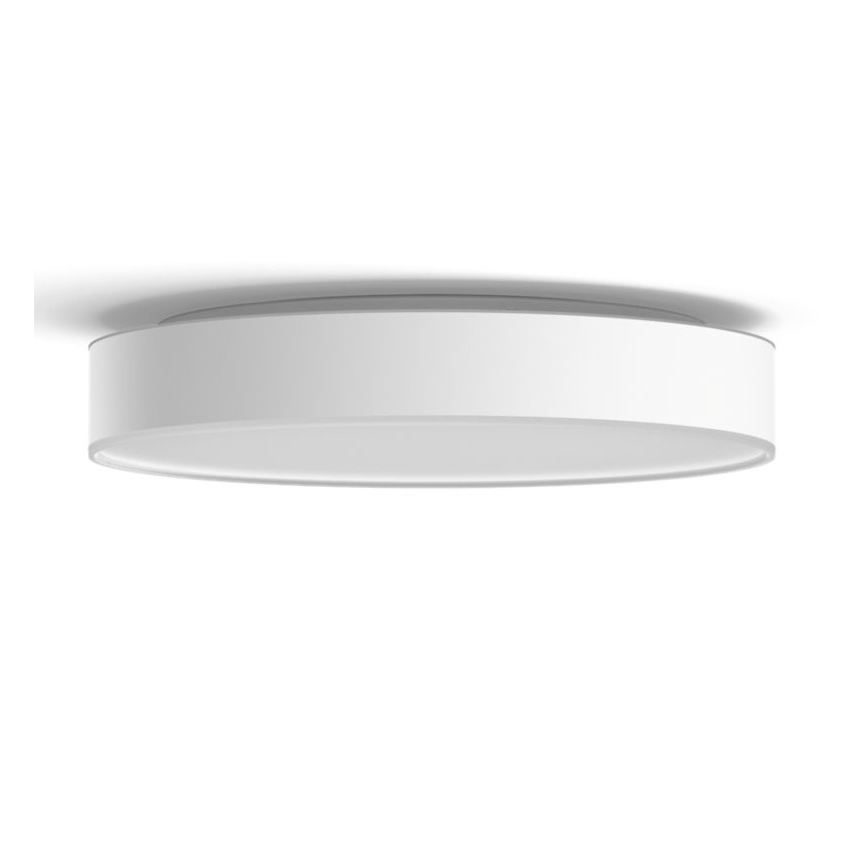 Philips - затемнюваний стельовий світильник Hue LED, 33,5 Вт, 230 В, 2200–6500 К, діаметр 425 мм, білий + пульт дистанційного керування