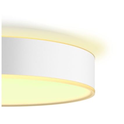 Philips - затемнюваний стельовий світильник Hue LED, 33,5 Вт, 230 В, 2200–6500 К, діаметр 425 мм, білий + пульт дистанційного керування