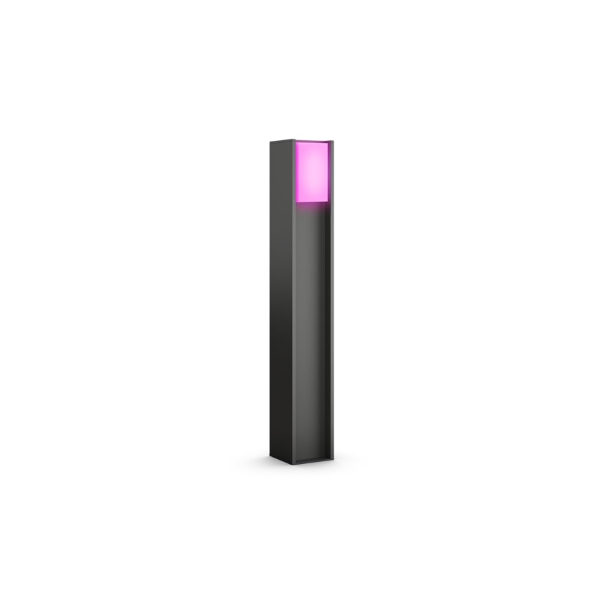 Philips - LED затемнюваний вуличний світильник Hue TURACO 1xE27/8,1W/230V 80 cm IP44