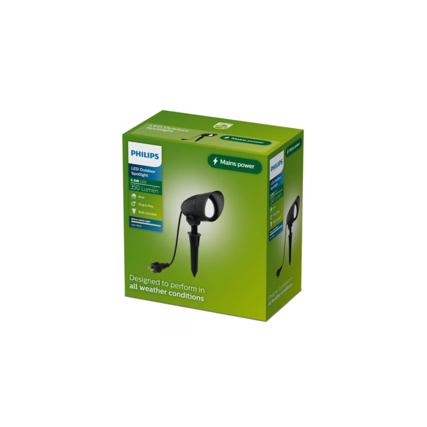 Philips - LED зовнішній точковий світильник CYLR LED/4,6W/230V 2700K IP44