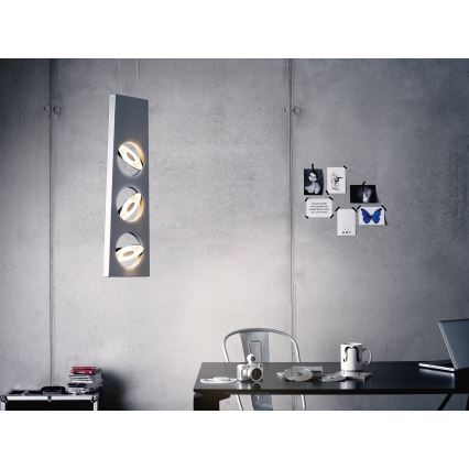 Philips Lirio 40609/31/16 - Светодиодная подвесная люстра с регулированием яркости CIRCULIS 3xLED/13W/230V