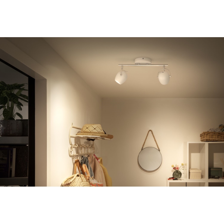 Philips Lirio 57032/31/P0 - Світлодіодний точковий світильник PLANET 2xLED/4,2W/230V