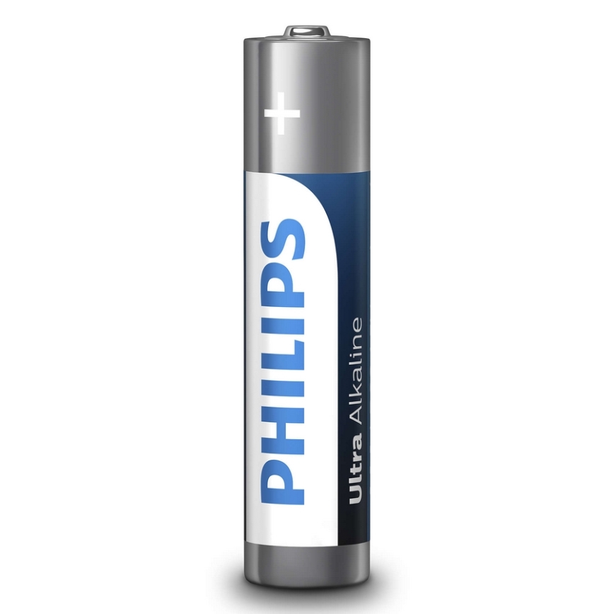 Philips LR03E4B/10 - Щелочная батарейка AAA ULTRA ALKALINE 1,5V 1250mAh 4 шт.