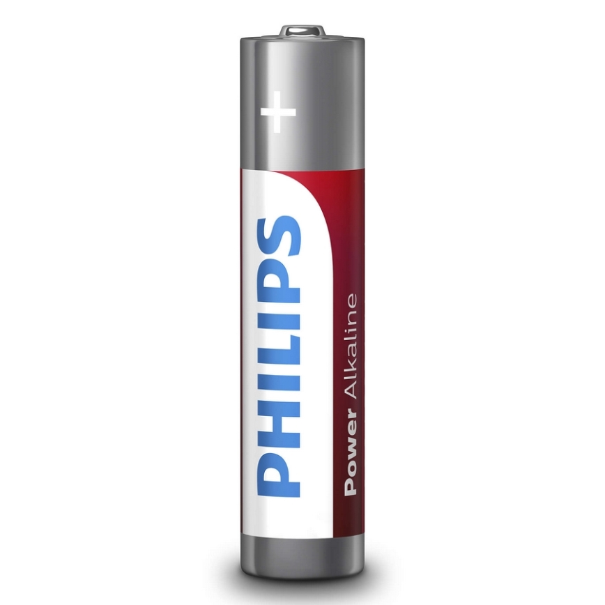 Philips LR03P12W/10 - Щелочная батарейка AAA POWER ALKALINE 1,5V 1150mAh 12 шт.
