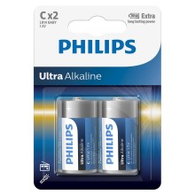 Philips LR14E2B/10 - 2 шт. Лужна батарея C ULTRA ALKALINE 1,5V