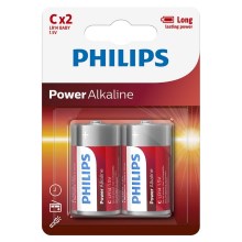 Philips LR14P2B/10 - 2 шт. Лужна батарея C POWER ALKALINE 1,5V 7200mAh
