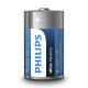 Philips LR20E2B/10 - Щелочная батарейка D ULTRA ALKALINE 1,5V 2 шт.