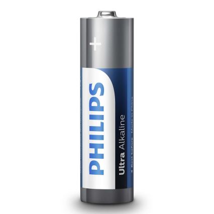 Philips LR6E4B/10 - Щелочная батарейка AA ULTRA ALKALINE 1,5V 2800mAh 4 шт.