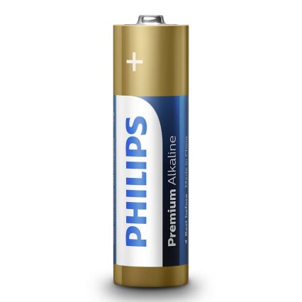 Philips LR6M4B/10 - Щелочная батарейка AA PREMIUM ALKALINE 1,5V 3200mAh 4 шт.