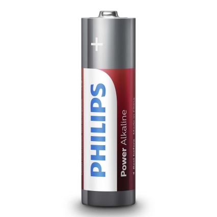 Philips LR6P12W/10 - 12 шт. Лужна батарея AA POWER ALKALINE 1,5V 2600mAh