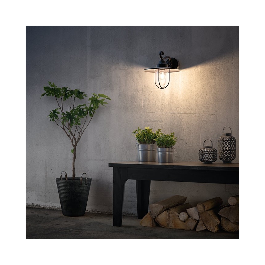 Philips Massive -Вуличний настінний світильник 1xE27/60W/230V IP44