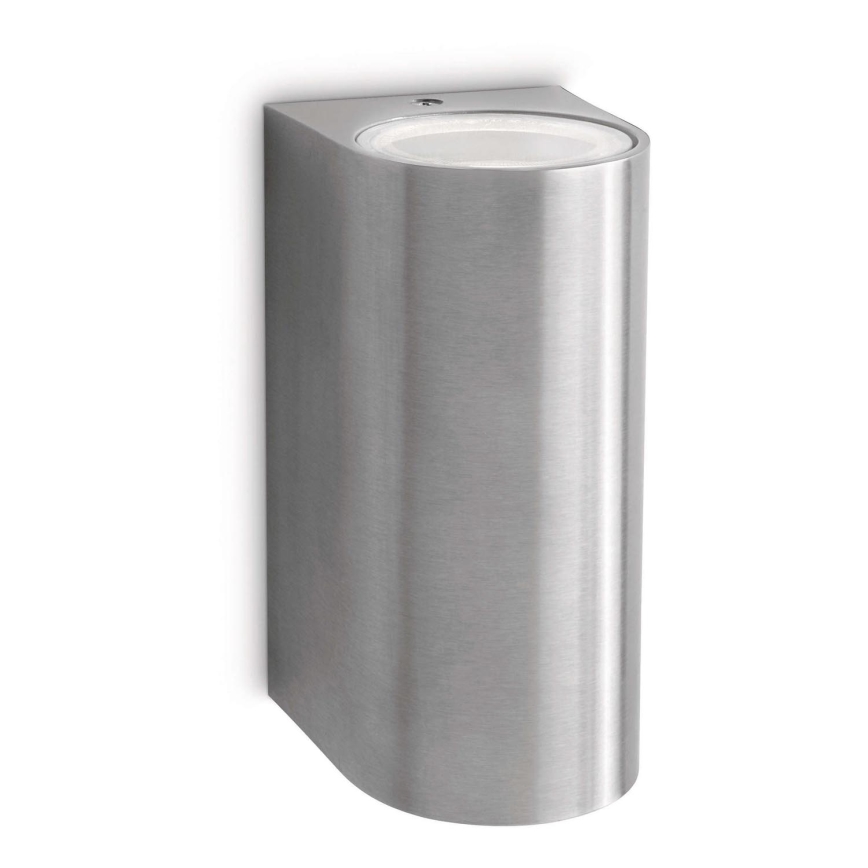 Philips Massive 17102/47/10 - Уличный настенный светильник NANTES 2xGU10/35W/230V IP44