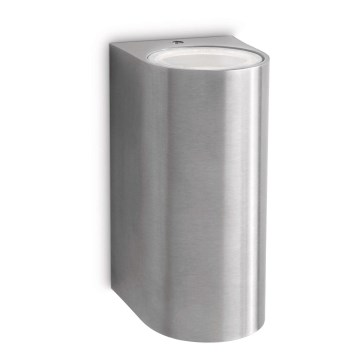 Philips Massive 17102/47/10 - Зовнішній настінний світильник NANTES 2xGU10/35W/230V IP44