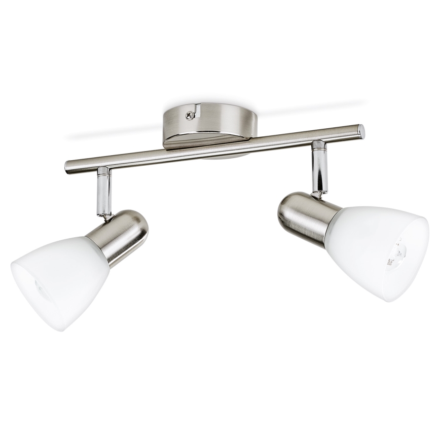 Philips Massive - Точковий світильник 2xE14/40W матовий хром