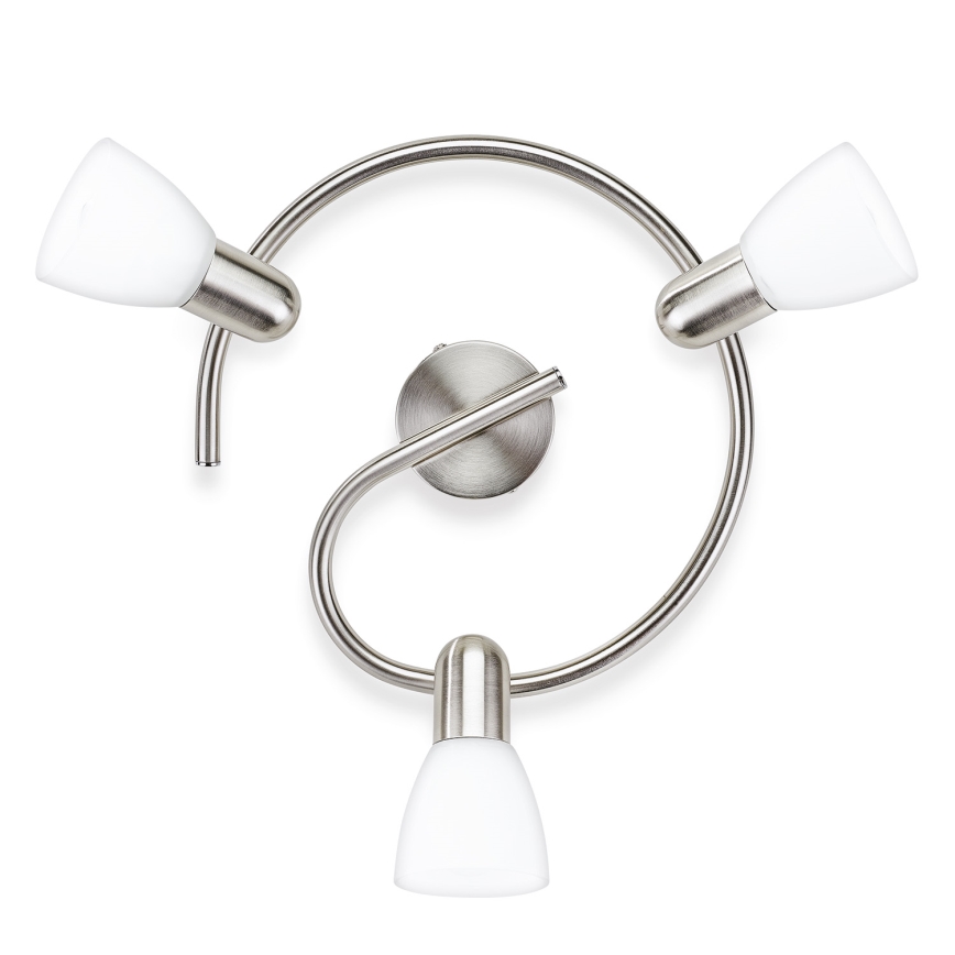 Philips Massive - Точковий світильник 3xE14/40W матовий хром