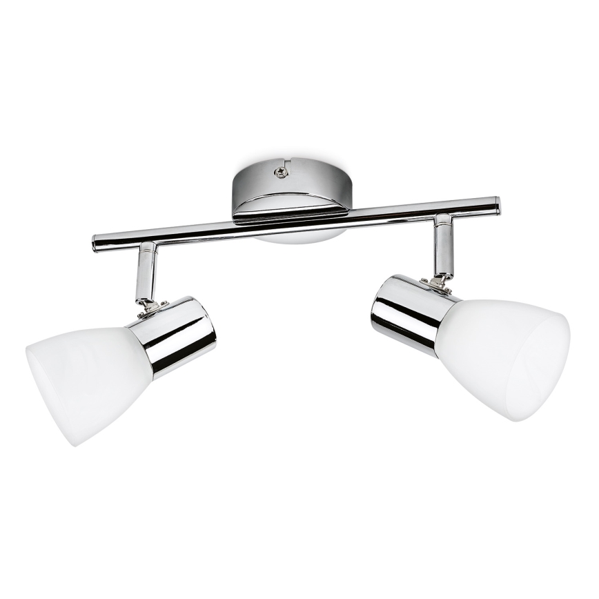 Philips Massive - Точковий світильник 2xLED/4,3W блискучий хром