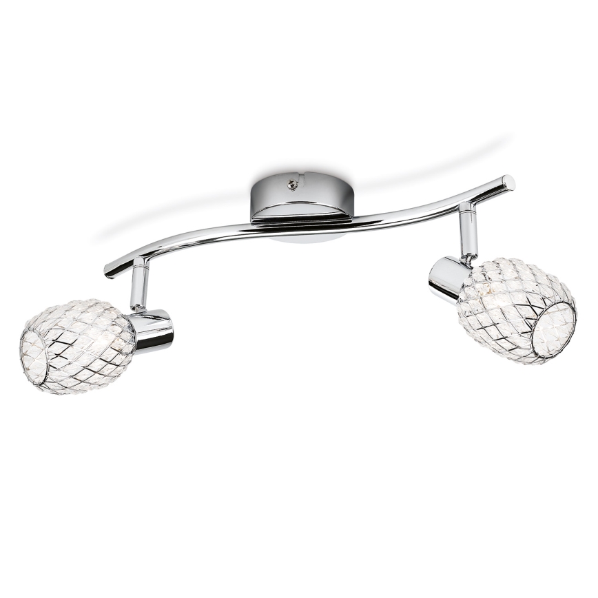 Philips Massive - Точковий світильник 2xG9/28W/230V блискучий хром